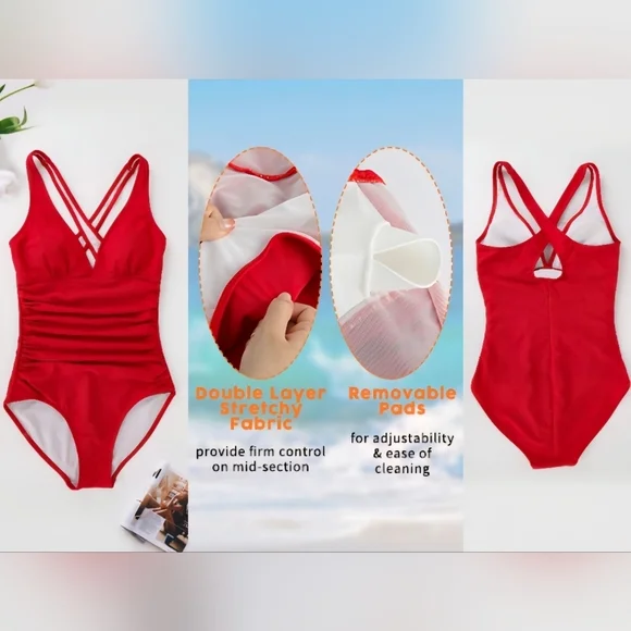 SHAPERIN One Piece Swimsuit #542 - Picture 6 of 12